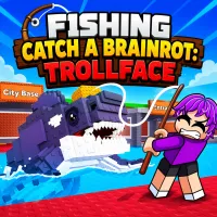 Play Fishing Catch a Brainrot: Trollface now!